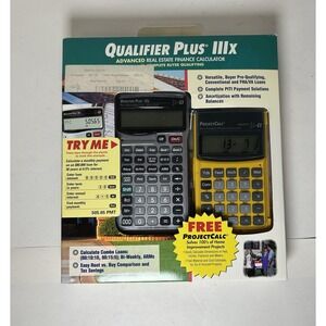 Calculated Industries Qualifier Plus IIIx 3415 And Project Calc Combo Calculator